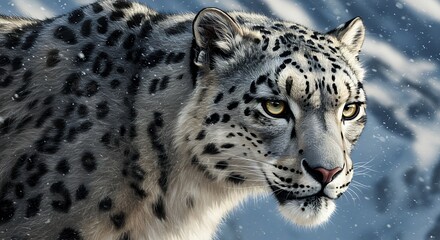 Fototapeta premium Mountain Big Cat Design