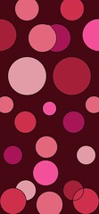 abstract background with pink circles