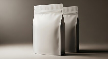 Packaging Mockup Blank Stand Up Pouch for Branding Design