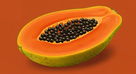 Orange Papaya Graphic
