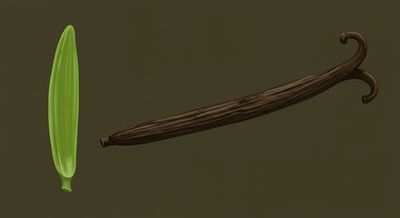 Unripe Vanilla Pod Icon