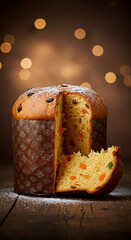 Christmas panettone