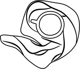 Cozy Autumn Scene coloring pages