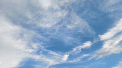 Blue Sky and White Cloud during the day