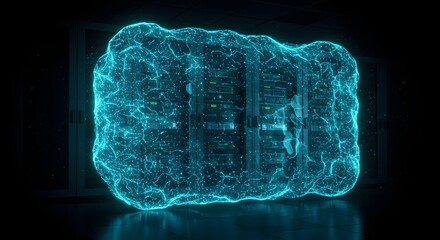 Dynamic digital data stream concept encapsulated within an evolving abstract particle cloud, illustrating the intricate network infrastructure and secure data processing.