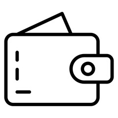 WalletVector Line Icon Design