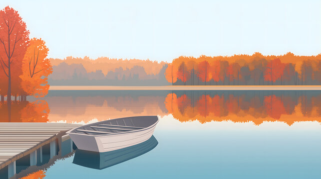 Lone Tree on Autumn Grassland