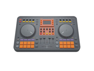 Fototapeta premium Studio recording device and sound mixing equipment for music production with an isolated