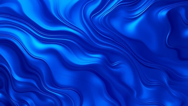 Blue metallic abstract pattern with fluid reflections, evoking a sleek futuristic aesthetic.