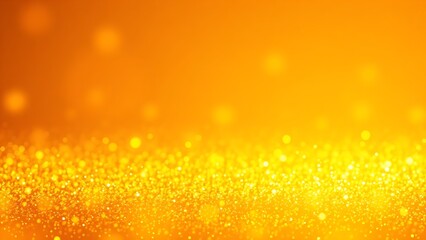 Glittering gold festive background with sparkling particles, radiating celebration.