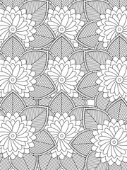 PrintFlowers Coloring Pages For Adules