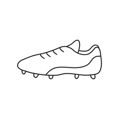 football soccer shoes icon Flat vector set outline simple illustration for web and app..eps