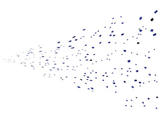 紙吹雪、m14紺、6横010