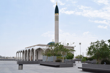 Mosque in front of Medina Station, Saudi Arabia