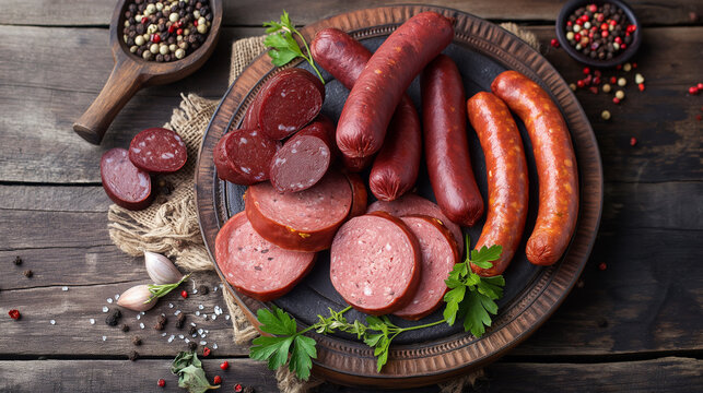 Sabores R&uacute;sticos: Variedade de Embutidos