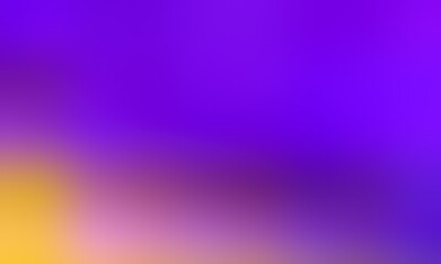 Abstract blurred background image of purple, yellow colors gradient used as an illustration. Designing for posters, interior, banner, card or advertisements.