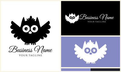 Cute Owl Logo Designs. (2)
