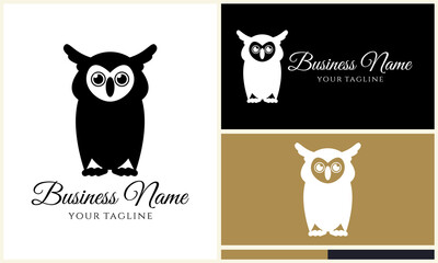 Owl Logo Design Variations. (6)