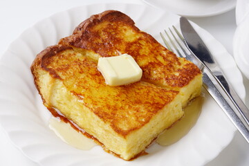 フレンチトースト朝食