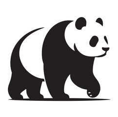 Naklejka premium Explore Minimal Panda AI – A Smart Companion for NISER Students