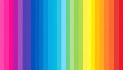 Rainbow vertical stripes