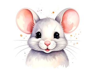 Cute mouse portrait (1)