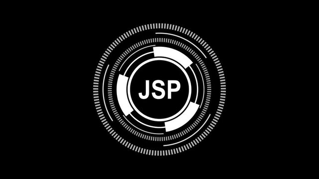 JSP &ndash; Futuristic HUD Interface Representing Java-Powered Dynamic Web Systems