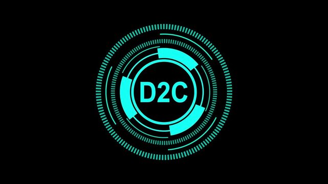 Futuristic D2C Interface with Direct Commerce Elements in Ultra HD