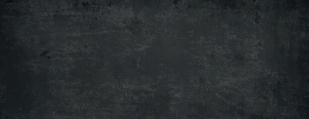 Dark gray background with a grunge texture. The background features a rough, distressed style with gray tones throughout. Rough concrete texture background. Black background vector.