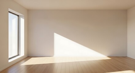 Fototapeta premium empty room with white walls