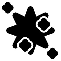 Fototapeta premium Stars Eight Point Sparkling