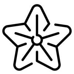 Obraz premium Star with Center Circle