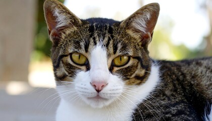 Close-up of a tabby cat (2)