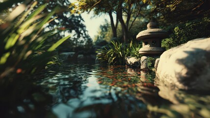 Naklejka premium Japanese Zen Garden