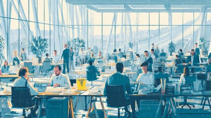 Highlight modern work culture