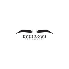 eyelash logo design illustration vector