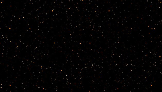 Sparkling golden dust on a black background