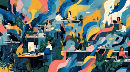 Highlight modern work culture