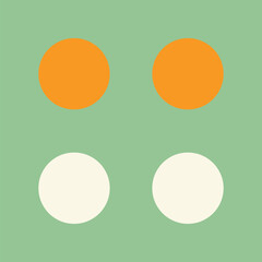 Colorful circle shapes vector