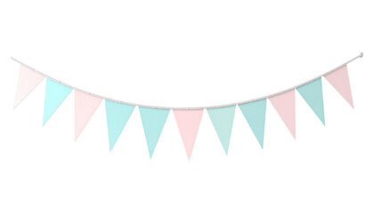 Obraz premium Pastel triangle flag