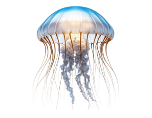 3D floating jellyfish