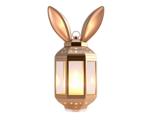3D glow lamp, rabbit shape