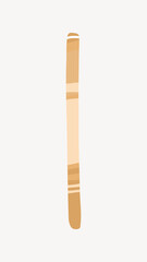 Aesthetic stationery collage element vector