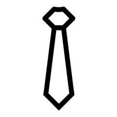 Outline tie icon