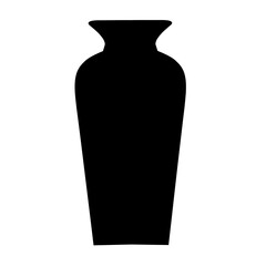 laboratory bottle silhouette vector