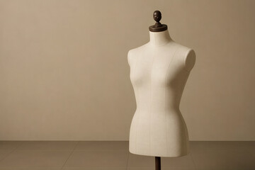 何もかかっていないトルソー