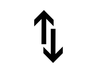 up down arrow sign
