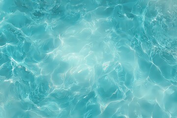 Obraz premium Abstract Turquoise Water Pattern Background