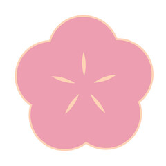 和デザインのお花
