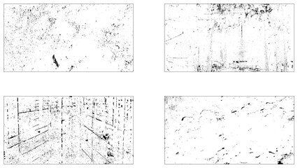 Grunge set. Detailed textures. Paint stains. Dirt. Dry land. Wooden texture. Vintage. Grunge backgrounds collection
